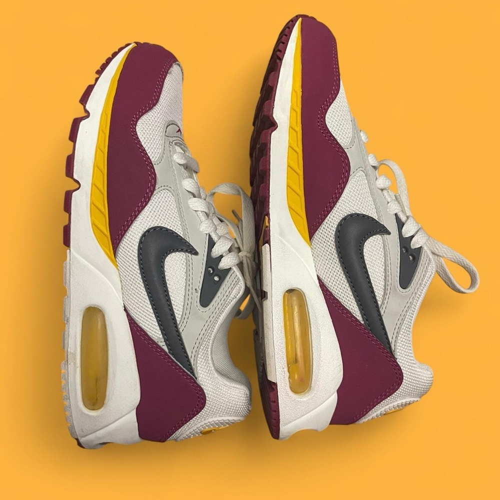 Nike Air Max Correlate in Maroon and Mustard Yellow - Picture 4 of 7